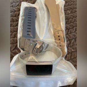 FitBit Charger 3 with three extra bands and charger